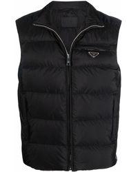 mens prada body warmer