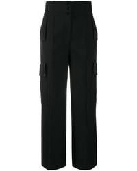 Stella McCartney - Wool Wide Leg Trousers - Lyst