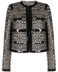 Giambattista Valli - Sequin-embellished Tweed Jacket - Lyst
