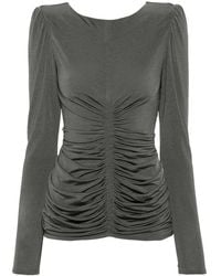 Givenchy - Ruched Long-Sleeve Top - Lyst
