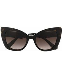 Dolce & Gabbana - Logo-Embellished Cat-Eye Sunglasses - Lyst