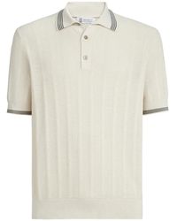 Brunello Cucinelli - Polo Sweater - Lyst