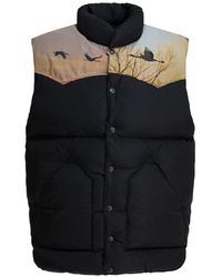 Needles - X Rocky Mountain Featherbed Graphic-Print Padded Gilet - Lyst