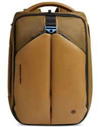 Piquadro - Panelled Backpack - Lyst