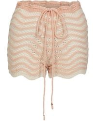 Bananhot - Mina Knitted Drawstring Shorts - Lyst