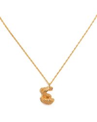 Loveness Lee - E Alphabet Pendant Necklace - Lyst