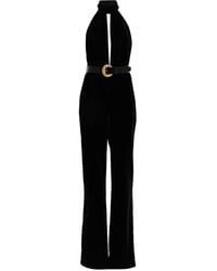 Tom Ford - Jumpsuit Aus Samt Mit Gürtel - Lyst