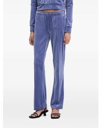 Juicy Couture - Embellished Straight Trousers - Lyst