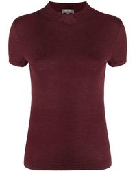 N.Peal Cashmere - Mock-neck Cashmere T-shirt - Lyst