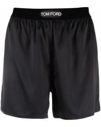 Tom Ford - Pantalones cortos de deporte con logo - Lyst