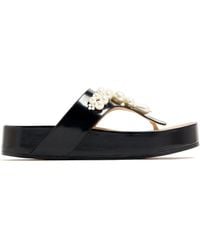 Simone Rocha - Faux-pearl Embellished Leather Sandals - Lyst