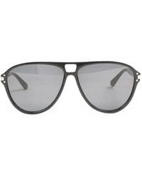 Amiri - Logo-Plaque Pilot-Frame Sunglasses - Lyst