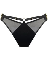 Bordelle - Mesh Adjustable-Strap Briefs - Lyst