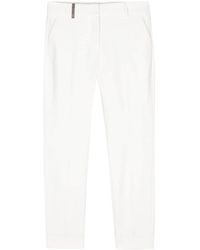 Peserico - Pressed-crease Trousers - Lyst