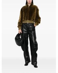 Arma - Shearling-Trimmed Reversible Bomber Jacket - Lyst