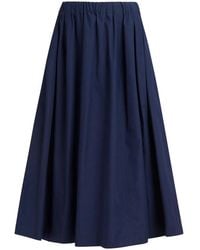 Marni - A-Line Cotton Midi Skirt - Lyst