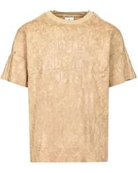 Song For The Mute - X Adidas Logo-Appliqué Distressed T-Shirt - Lyst