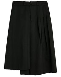 Our Legacy - Origami Pleated Asymmetric Midi Skirt - Lyst