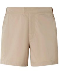 ZEGNA - Brand Mark Swim Trunks - Lyst