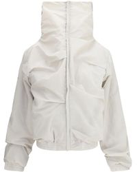 ALAINPAUL - High-Neck Panelled Jacket - Lyst