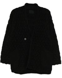 DEVOA - Cable-Knit Cardigan - Lyst