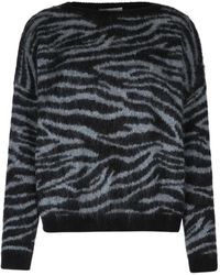 iBlues - Zebra-Print Knit Jumper - Lyst