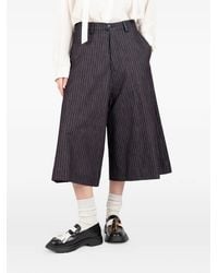 Societe Anonyme - Pinstripe Shorts - Lyst