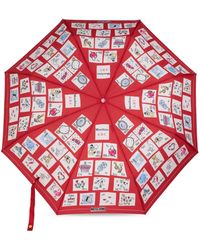 Moschino - Regenschirm Mit Alphabet-Print - Lyst