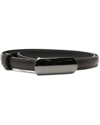 Antonelli - Plaque Leather Belt - Lyst