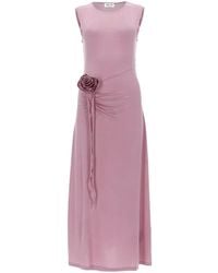 Baum und Pferdgarten - Jitske Floral-Appliqué Ruched Maxi Dress - Lyst