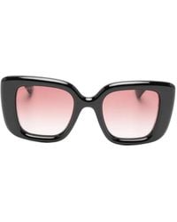 Gucci - Butterfly Frame Sunglasses - Lyst