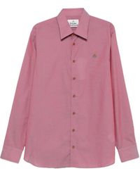 Vivienne Westwood - Orb-Embellished Long-Sleeved Shirt - Lyst