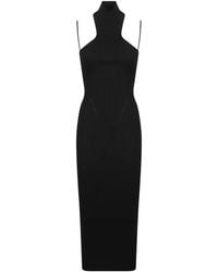 Dondup - Ribbed-Knit Halterneck Dress - Lyst