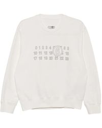 MM6 by Maison Martin Margiela - ロゴ スウェットシャツ - Lyst