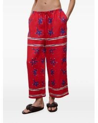 STAUD - Mateo Cropped Trousers - Lyst