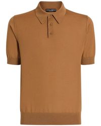Dolce & Gabbana - Fine-Gauge Cashmere Polo Shirt - Lyst