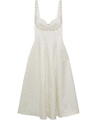 Jonathan Simkhai - Charlotte Floral Jacquard Midi Dress - Lyst