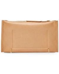 Elisabetta Franchi - Logo-Engraved Leather Tote Bag - Lyst