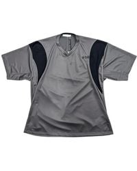 Commission - V-Neck Panelled T-Shirt - Lyst