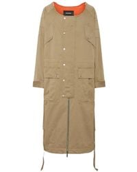 DSquared² - Parka Con Taglio A Vivo - Lyst