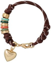 Roxanne Assoulin - Pulsera trenzada con charm de corazón - Lyst