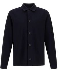 Herno - Vest Met Puntkraag En Knopen - Lyst