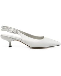 SERGIO MORETTI FIRENZE - Pointed-Toe Slingback Pumps - Lyst