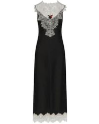 Simon Miller - Bea Lace-Trimmed Midi Dress - Lyst