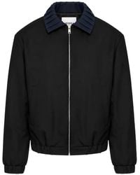 MEDEA - Pleated-Collar Bomber Jacket - Lyst