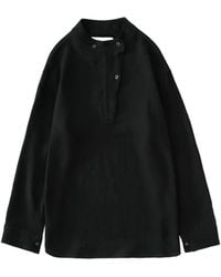 Studio Nicholson - Dimas Collar-Asymmetric Shirt - Lyst
