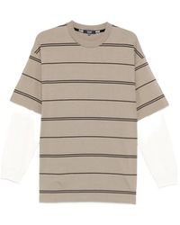 Comme des Garçons - Stripe-Pattern Layered T-Shirt - Lyst