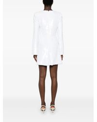 White Sequin Mini Dress