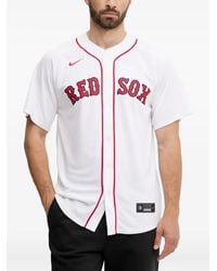 Nike - X Boston Sox Maglia Da Baseball Con Colletto Button-Down - Lyst