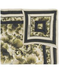 Alberta Ferretti - Floral-Print Knitted Scarf - Lyst